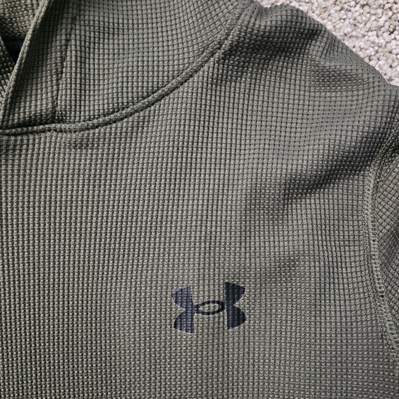Men's Under Armour Waffle Knit Hoodie - Picture 3 of 3